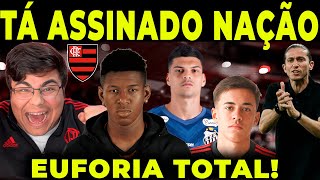 ENTUSIASMO PORQUE TÁ ASSINADO NAÇÃO! FLAMENGO FAZ FORTE MOVIMENTO NO MERCADO..