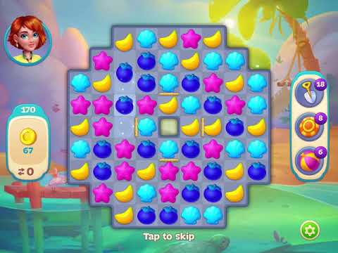 Hawaii Match-3 Mania - Level 170 - No Booster - FULL STORY - CaroGamesNL