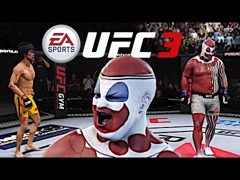 BRUCE LEE vs JOHN GACY (Killer Clown) EA sports UFC3
