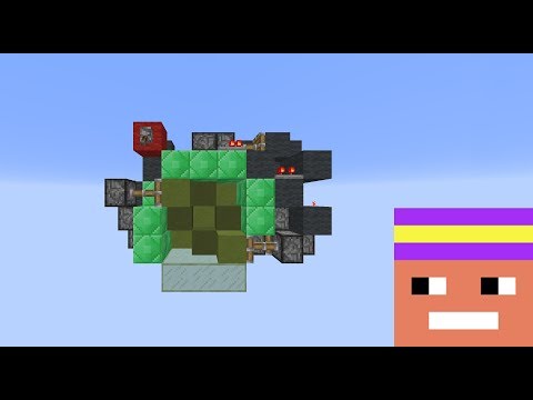 World's Smallest Observerless 3x3 Double Corner Door (old-school redstone, 1.3+)