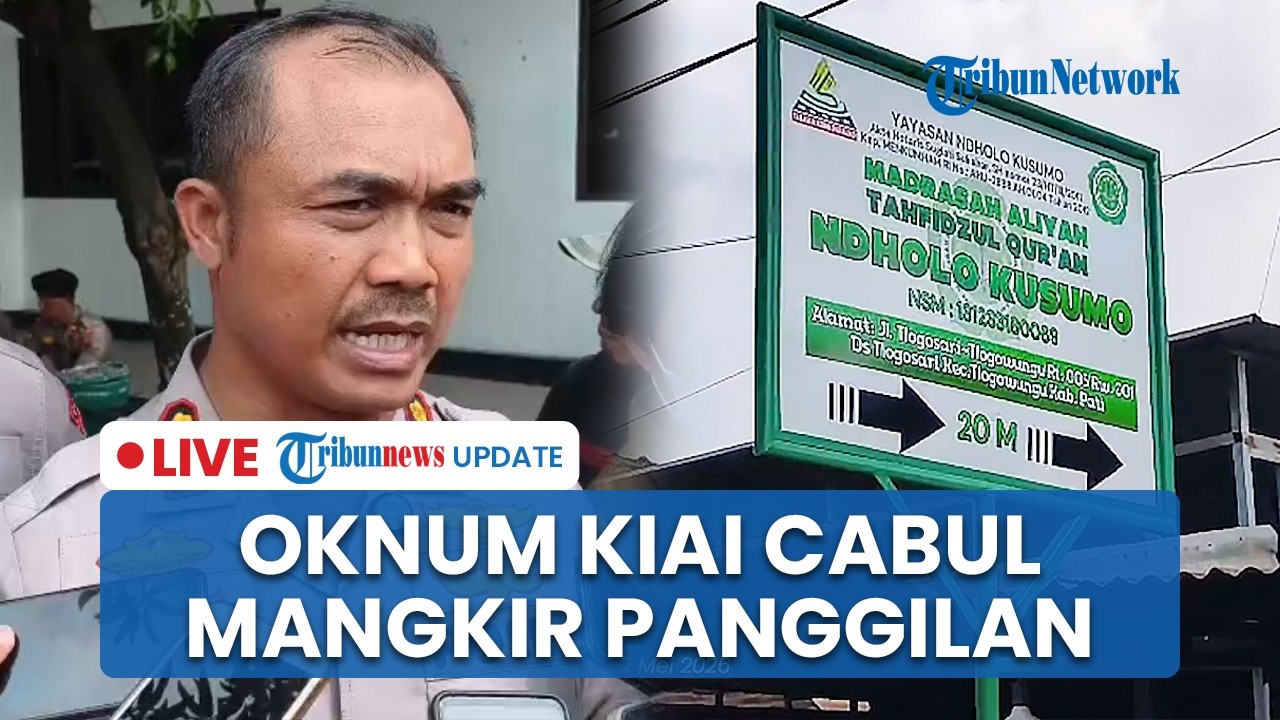 LIVE: Oknum Kiai Cabul di Pati Mangkir saat Dipanggil, Polisi Janji Segera Tahan Tersangka