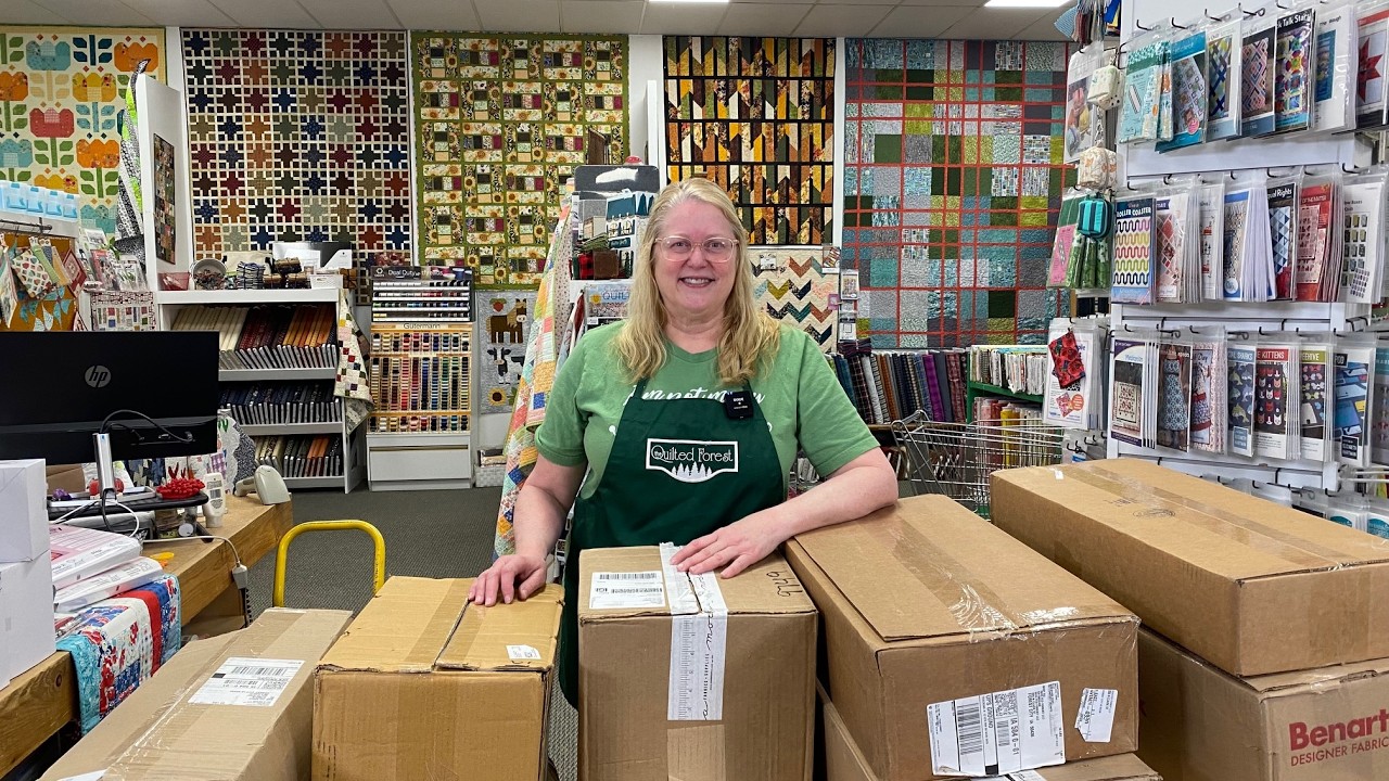 So Many New Fabrics! Moda, Windham Fabrics & More at The Quilted Forest