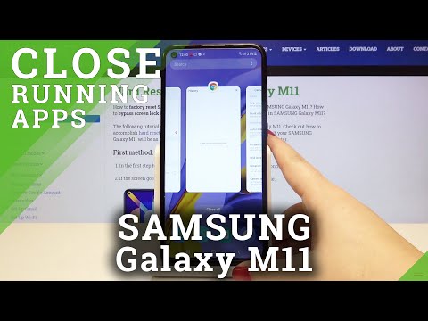 How to Close Background Apps in Samsung Galaxy M11 – Switch Off Running Apps