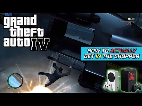 GTA 4 - How to Get In the Final Helicopter - Xbox Series XS 🎮