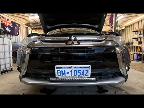 Installing a lightbar on Mitsubishi Outlander