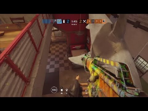 How a diamond player clutches 1 vs 4 with cav - Rainbow Six Siege