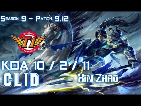 SKT T1 Clid XIN ZHAO vs SEJUANI Jungle - Patch 9.12 KR Ranked