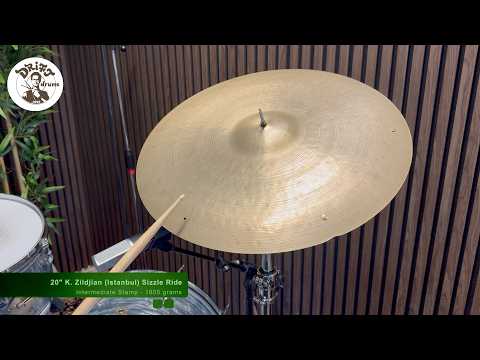20" K. Zildjian Intermediate Stamp Ride 1805gr (VIDEO) image 12
