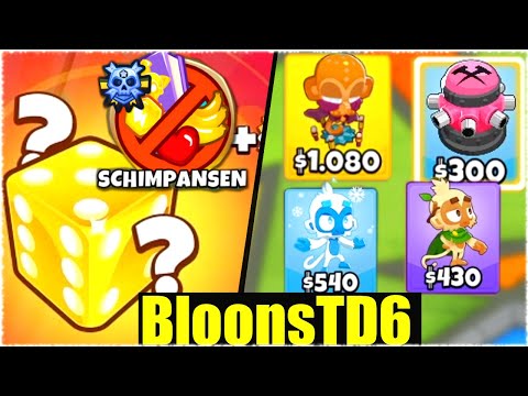 DIE WÜRFEL SCHIMPANSENCHALLENGE! - Bloons TD6 [Deutsch/German]
