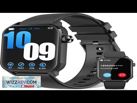 Smart Watch for Men 120+ Sports Modes Smartwatch with 1.83" HD Touchsreen