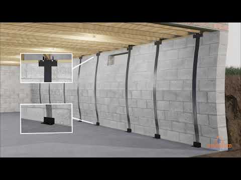 Fix Bowing and Bending Basement Foundation Walls