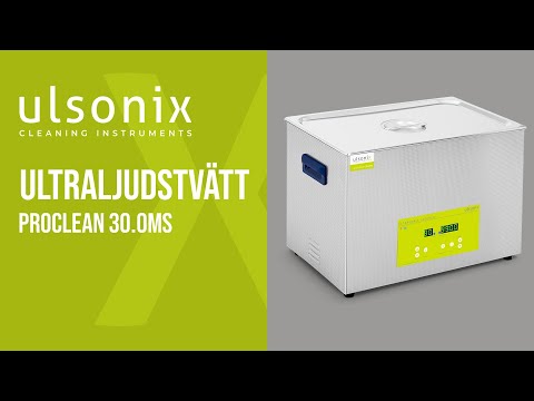 video - Ultraljudstvätt - 30 l - 40 kHz - 600 W