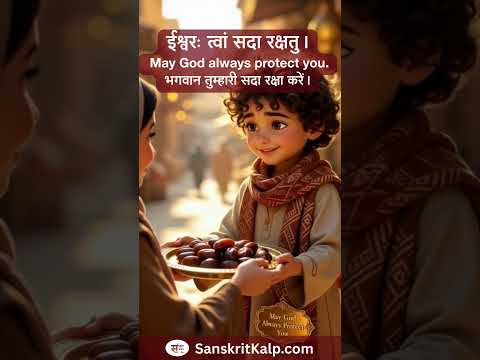 ईश्वरः त्वां सदा रक्षतु।  |  May God always protect you.