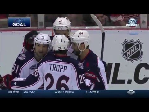Game #1006 Columbus Blue Jackets @ Detroit Red Wings 3-1 Highlights (12.03.2015)