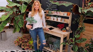 Our New Potting Bench | Multi Functional & Affordable  //Garden Farm