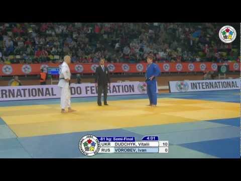 Judo Grand-Prix Samsun 2013: Vitalii DUDCHYK (UKR) - Ivan VOROBEV (RUS) Semi Final [-81kg]
