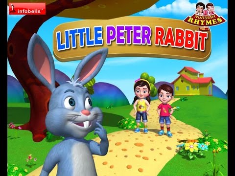 Little Peter Rabbit | Nursery Rhymes for Children | Infobells