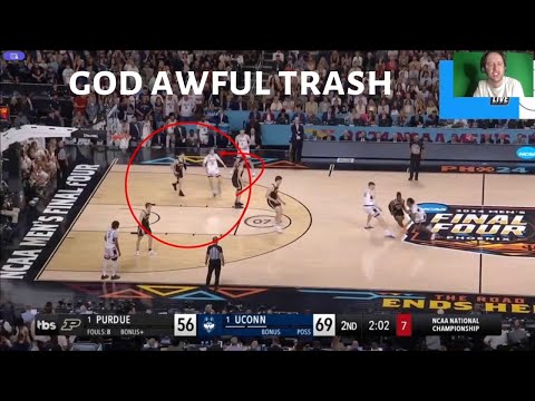 PURDUE’S god awful trash vs. UCONN | NATIONAL CHAMPIONSHIP