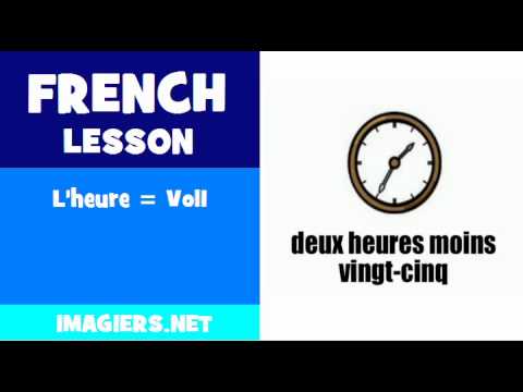 FRENCH LESSON #110 = L'heure = Vol1