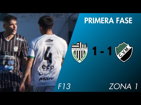 Cipolletti 1 - 1 Villa Mitre (BB) | Federal A | Zona 1 - F13