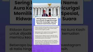 Sering Pantun Bawa Nama Aura Kasih hingga Dicurigai Miliki Hubungan, Ridwan Kamil Buka Suara