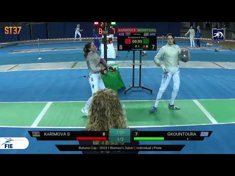 Batumi World Cup 2023 SWS - L32 - Sabina Karimova AZE v Theodora Gkountoura GRE