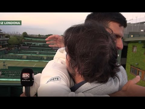 Novak Održao Obećanje Višku i Poklonio mu Trenerku Iako Nije Pobedio | SPORT KLUB WIMBLEDON 2023