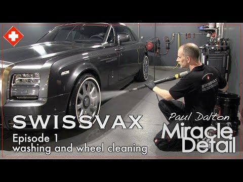 SWISSVAX, episode 1: Washing, "How to" series car detailing with Paul Dalton from Miracle Detail, UK