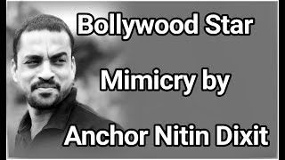 Mimicry of marathi stars - Anchor Nitin Dixit video