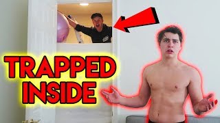 TRAPPING BEST FRIEND IN ROOM | (revenge prank)