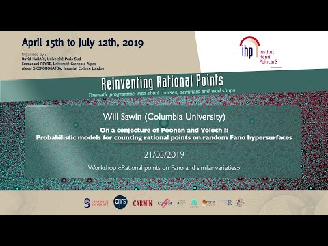 On a conjecture of Poonen and Voloch I: Probabilistic models(...) - Sawin - Workshop 1 - CEB T2 2019