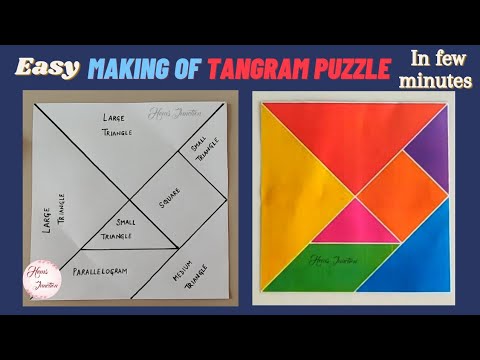 Making A Tangram Puzzle