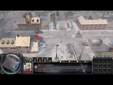 Company of Heroes 2 - | Two Flak Half Track vs Ostwind |