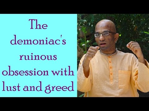 Bhakti Shastri (133) - Bhagavad Gita Chapter 16 Text 11 to 17