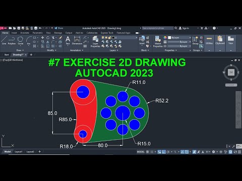AutoCAD 2D exercise 1