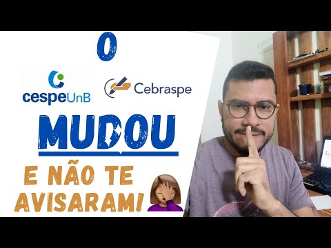 CESPE 2020: MUDANÇA NO CRITÉRIO DE CÁLCULO - Redação