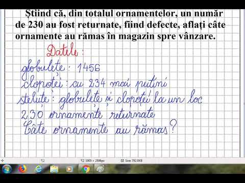 3 Problemă clasele III - IV