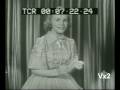 Dorothy Collins sings (I Want to Go Where You Go) Then I'll Be Happy. 1-18-1956