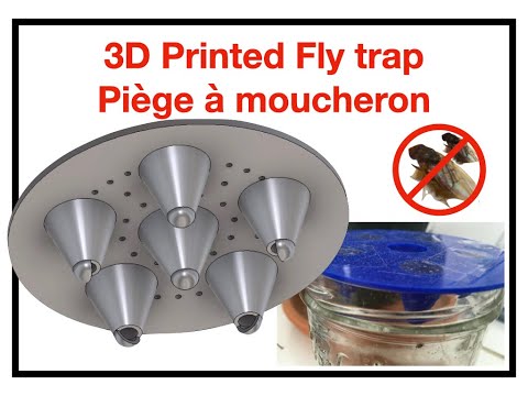 Fichier STL gratuit Piège à moucherons / Fly trap 🪰・Plan à télécharger et  à imprimer en 3D・Cults