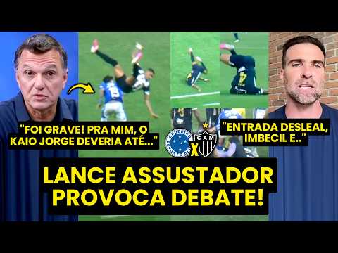 “Cara, o que o KAIO JORGE FEZ nesse LANCE FOI UM…” CENA ASSUSTADORA em CRUZEIRO x ATLÉTICO-MG!