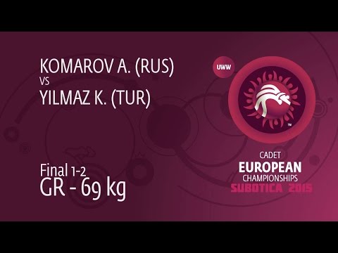 GOLD GR - 69 kg: A. KOMAROV (RUS) df. K. YILMAZ (TUR) by TF, 9-0