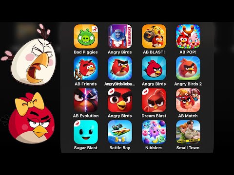All Rovio iPadOS 17 Games: Red's First Flight,Angry Birds Journey,Bad Piggies,Angry Birds Friends - YouTube