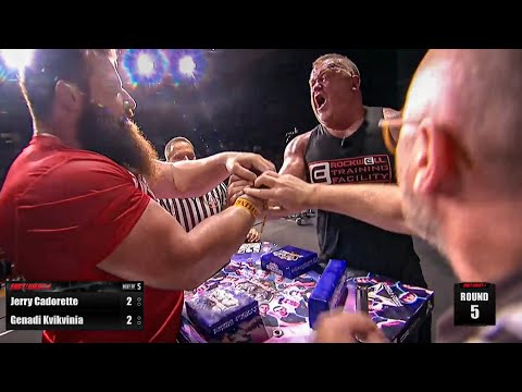 JERRY CADORETTE VS GENADI KVIKVINIA Brutal match highlights East vs West 4