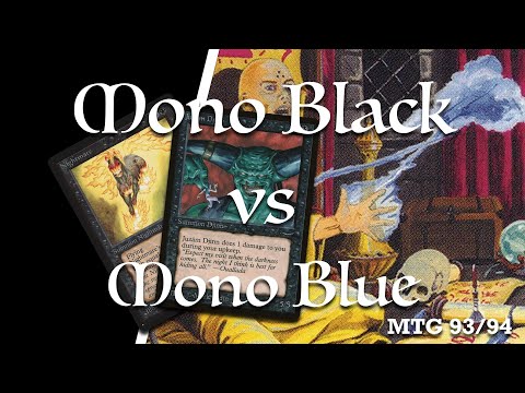 Mono Black vs Mono Blue | Old School Magic the Gathering 93/94 | 142