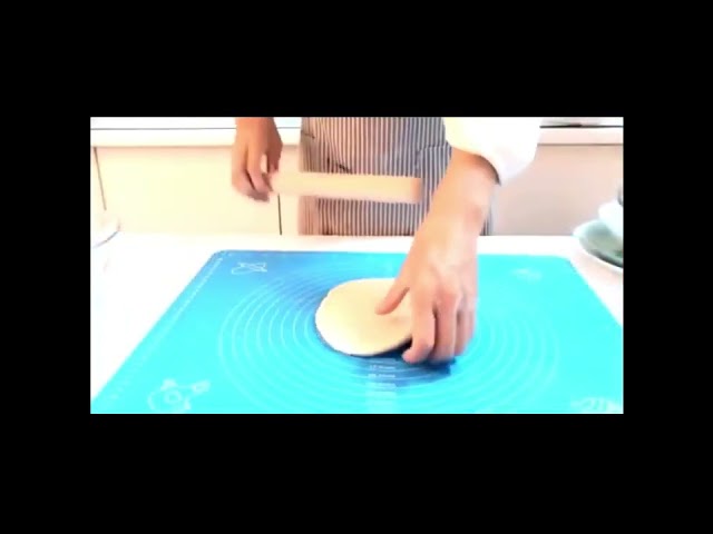 مفرش عجين سيليكون لفرد العجين مقاس 62سم*45سم مع تخطيط معياري لضبط الأحجام أثناء تحضير المعجنات