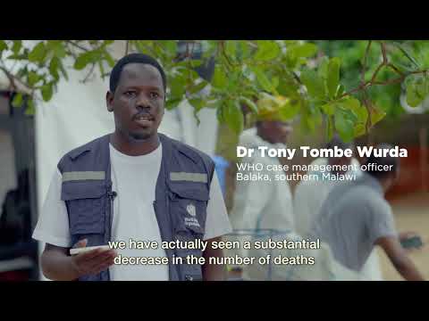 Cholera treatment centres help save lives in Malawi