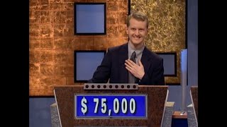 Final Jeopardy (7/23/2004): Season 20 Finale/New One-Day Record of $75,000