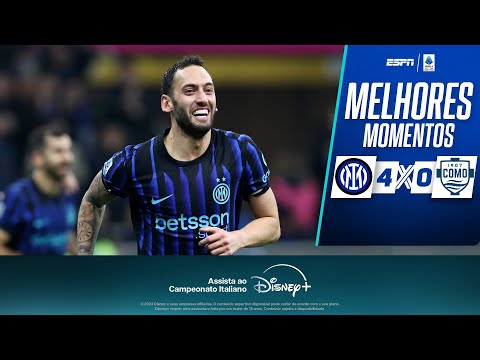 Gols e lances de Internazionale x Como