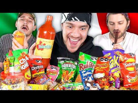 The Boys Eat MEXICAN Snacks