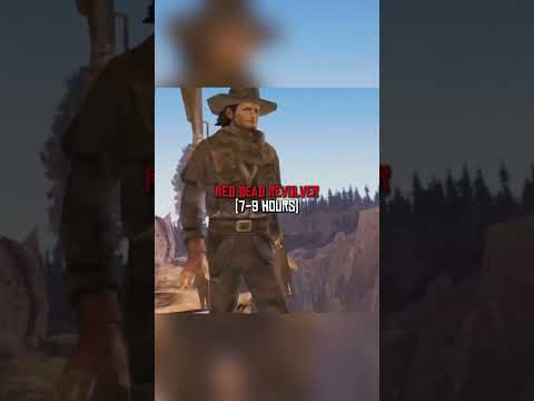 How long it takes to complete every red dead game |#shorts #rdr #rdr2 #reddeadredemption